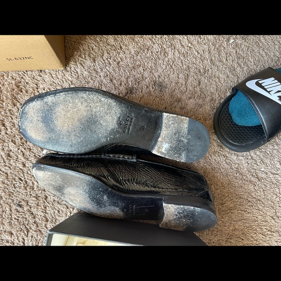 Gucci Patent Leather Horsebit Loafer - Picture 4 of 5